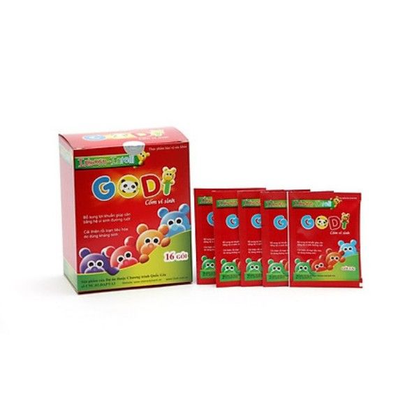 Hình ảnh thực tế Cốm vi sinh Godi - Người bạn đường ruột đáng tin cậy