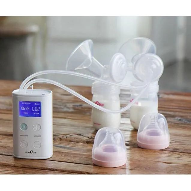 Hình ảnh thực tế máy hút sữa đôi Spectra 9S - thiết kế tinh tế, tiện dụng