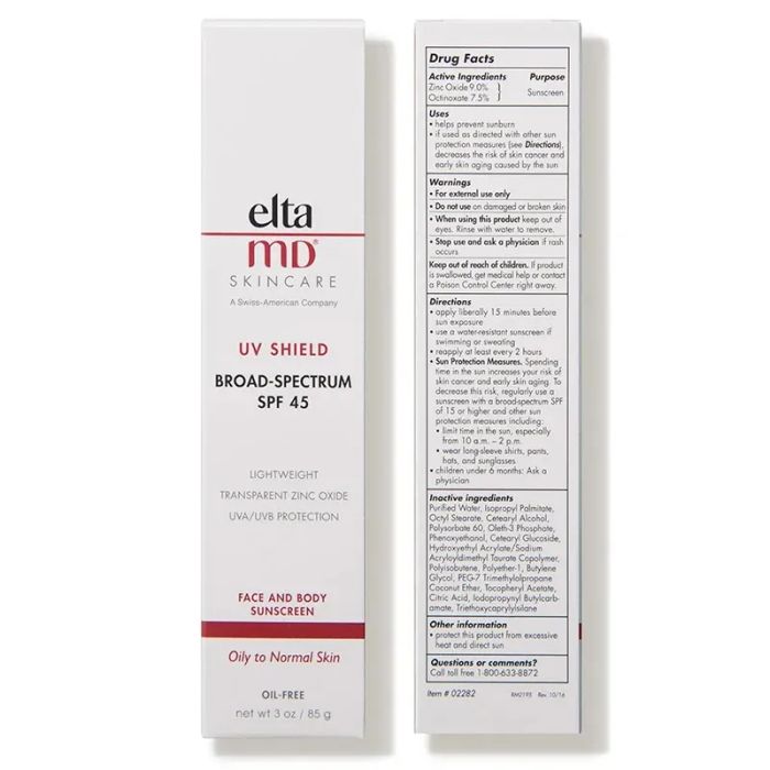 Hình ảnh thực tế kem chống nắng Elta MD UV Shield Broad-Spectrum SPF 45 Oil-Free