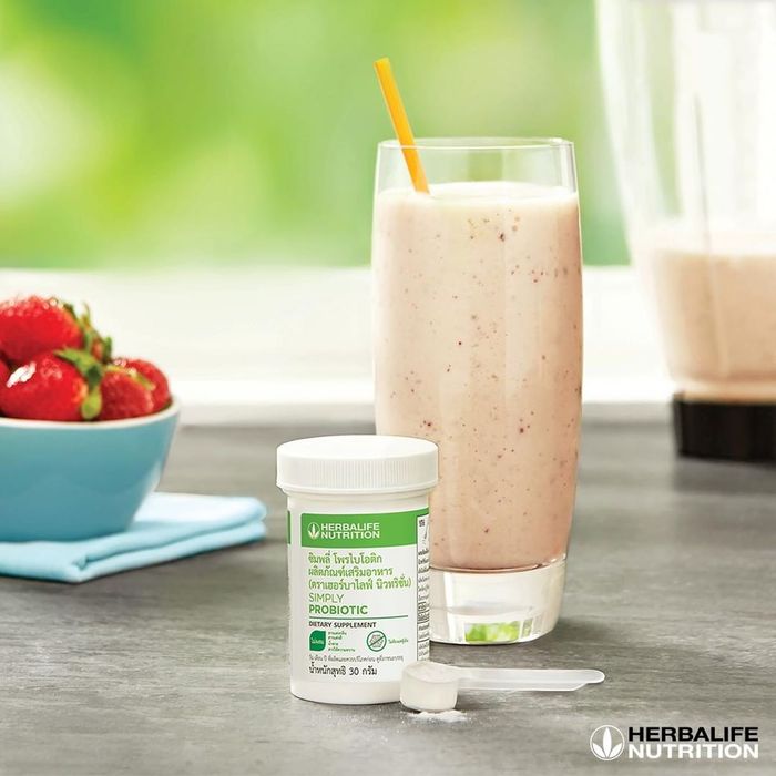 Hình ảnh chi tiết men vi sinh Simply Probiotic Herbalife - phiên bản cao cấp