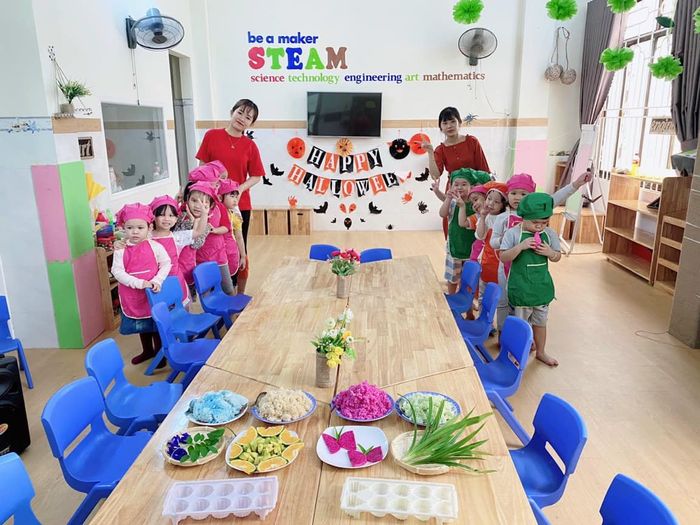 Khoảnh khắc vui chơi đáng yêu của các bé tại Trường Mầm Non Hoa Phượng