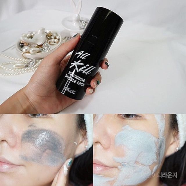 Hình ảnh mặt nạ sủi bọt thải độc Rire All Kill BlackHead Bubble Pack - ảnh 2