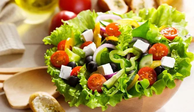 Hình ảnh salad trộn dầu giấm tươi ngon