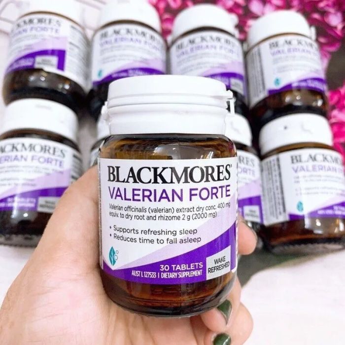 Viên uống hỗ trợ giấc ngủ Blackmores Valerian Forte ảnh 1