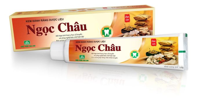 Hình ảnh chân thực Kem Đánh Răng Dược Liệu Ngọc Châu