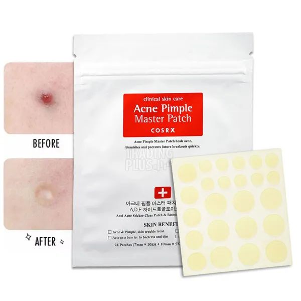 Hình ảnh cận cảnh miếng dán mụn Cosrx Master Patch công nghệ Hydrocolloid