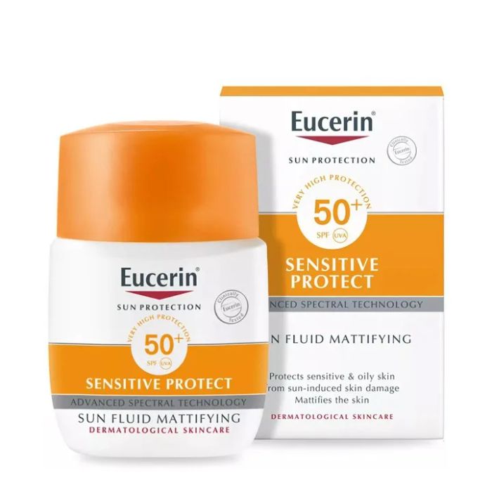 Hình ảnh kem chống nắng Eucerin Sun Fluid Mattifying SPF 50+