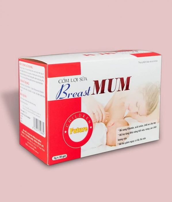 Bộ ảnh minh họa chi tiết sản phẩm Cốm lợi sữa BreastMum