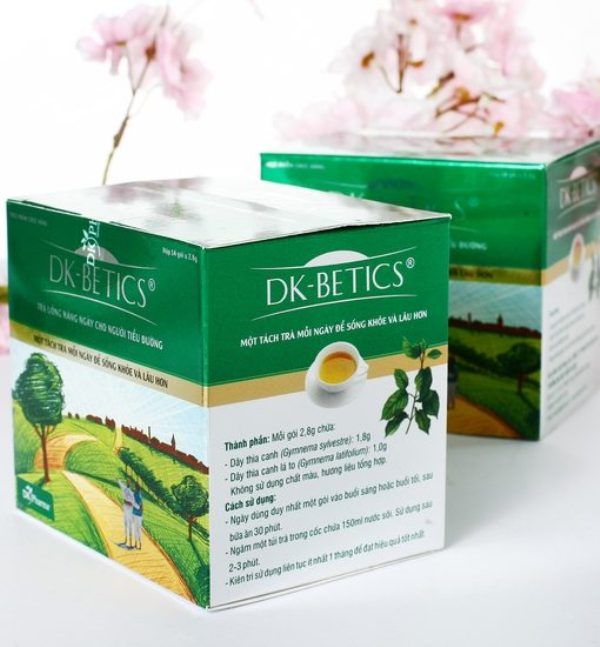 Hình ảnh bao bì Trà DK-Betics tiêu chuẩn