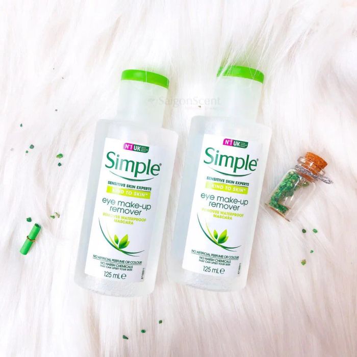 Tẩy Trang Mắt Môi Simple Kind To Eyes ảnh 1