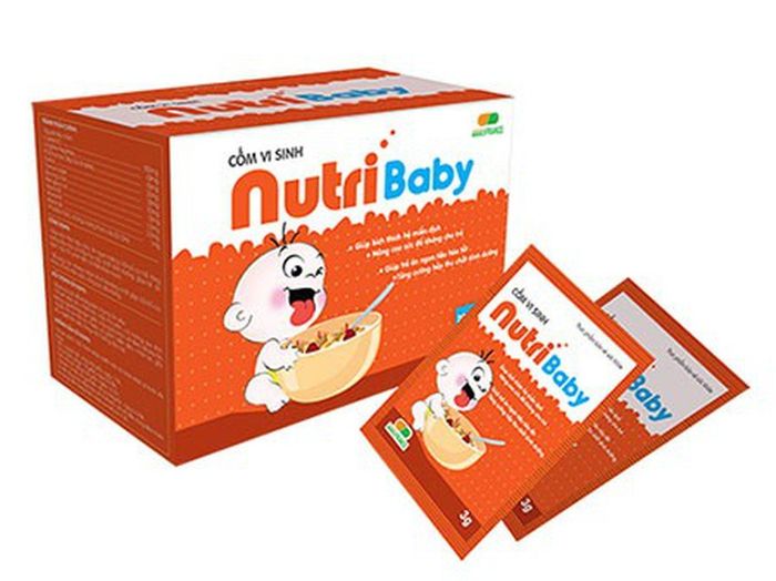 Hình ảnh cốm vi sinh Nutribaby chính hãng