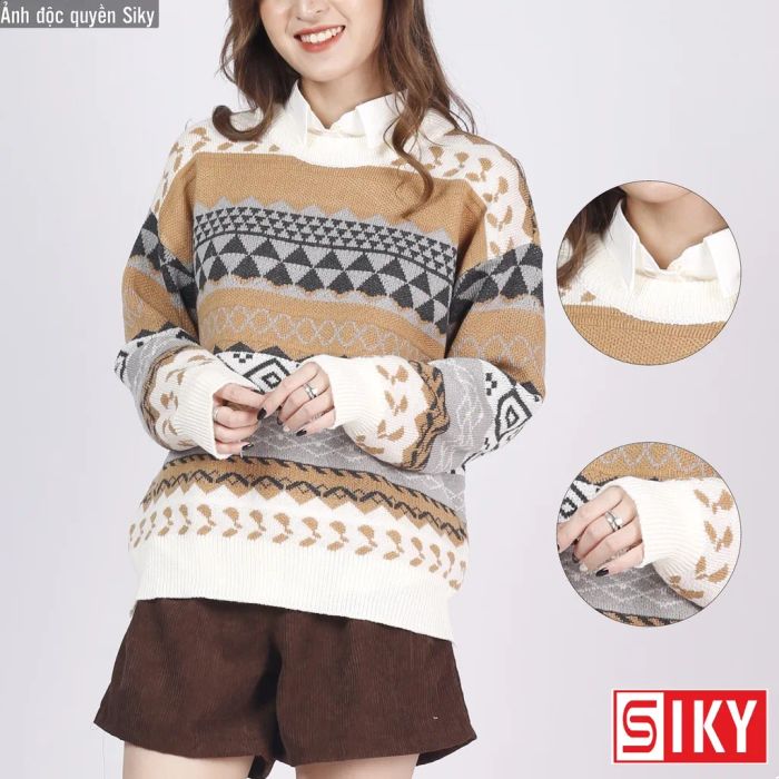 Siky Fashion ảnh 2 - Góc nhìn nghệ thuật về bộ sưu tập len đa dạng, kết hợp hoàn hảo giữa xu hướng hiện đại và nét cổ điển tinh tế.