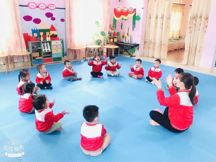 Không gian học tập hiện đại và tràn đầy ánh sáng tại Trường Mầm Non Việt Thắng