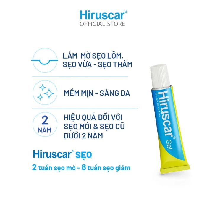 Hình ảnh minh họa Hiruscar (2) - Gel trị sẹo đa năng