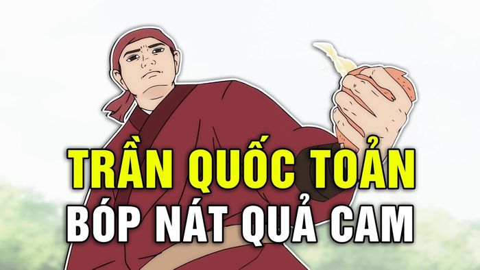 Tranh minh họa khí phách Trần Quốc Toản (Nguồn: internet)