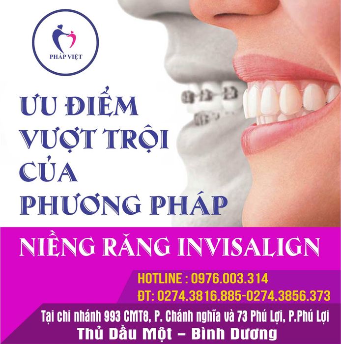 Hình ảnh thực tế tại Nha Khoa Pháp Việt Bình Dương