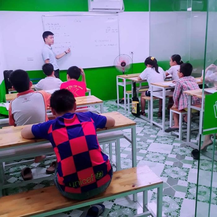 Hình ảnh lớp học Toán tư duy tại Hoàng Quân IQ