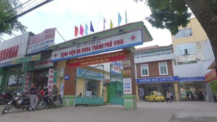 Hình ảnh Bệnh viện Đa khoa Thành Phố Vinh - Kiến trúc hiện đại giữa lòng đô thị