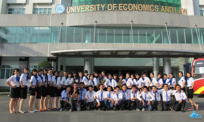 Khuôn viên hiện đại Đại học Kinh tế – Luật (ĐHQG TP.HCM)