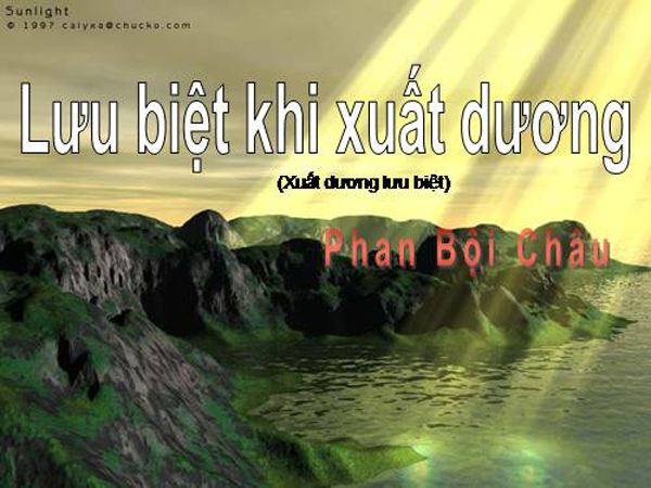 Hình ảnh minh họa số 2: Chân dung người chí sĩ cách mạng