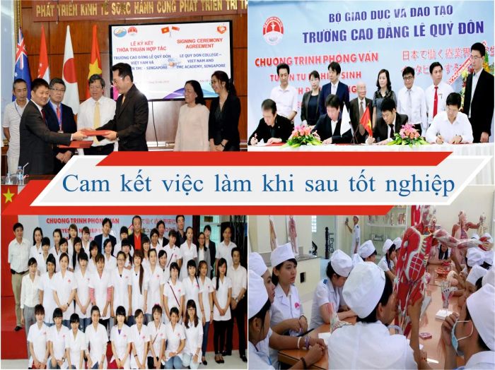 Khuôn viên xanh mát của Cao đẳng Lê Quý Đôn