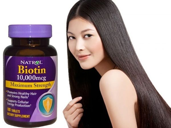 Hình ảnh chính hãng viên uống Biotin Natrol