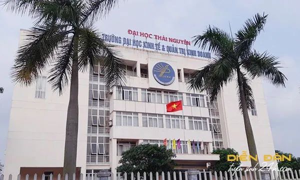 Toàn cảnh Đại học Kinh tế và Quản trị kinh doanh Thái Nguyên