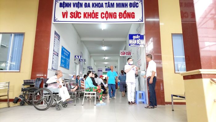 Hình ảnh 1: Cơ sở vật chất hiện đại tại Bệnh Viện Đa Khoa Tâm Minh Đức