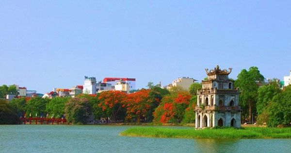 Hình ảnh minh họa sống động về Hồ Gươm (Nguồn: internet)