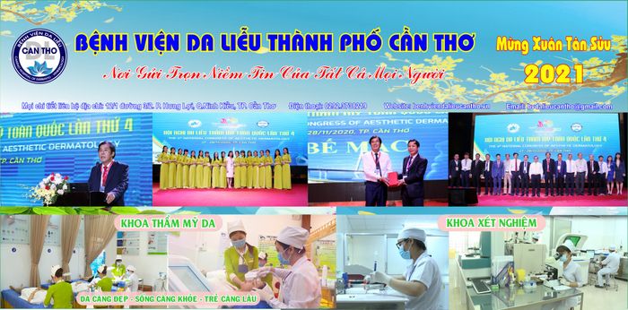 Hình ảnh 1: Cơ sở vật chất hiện đại tại Bệnh Viện Da Liễu TP Cần Thơ
