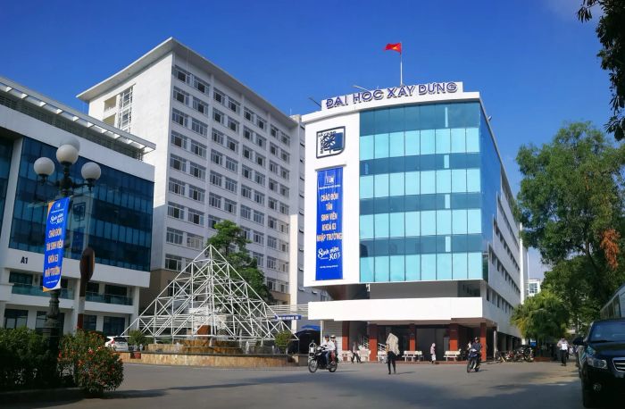 Hình ảnh giảng đường Đại học Xây dựng