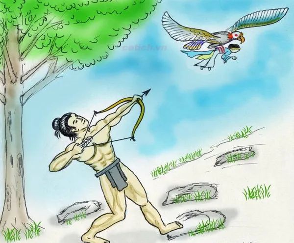 Hình ảnh minh họa số 1: Chân dung dũng sĩ Thạch Sanh