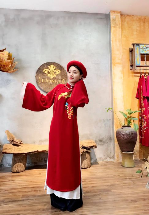 Áo Dài Thiết Kế Hương Ly - Hình ảnh 2