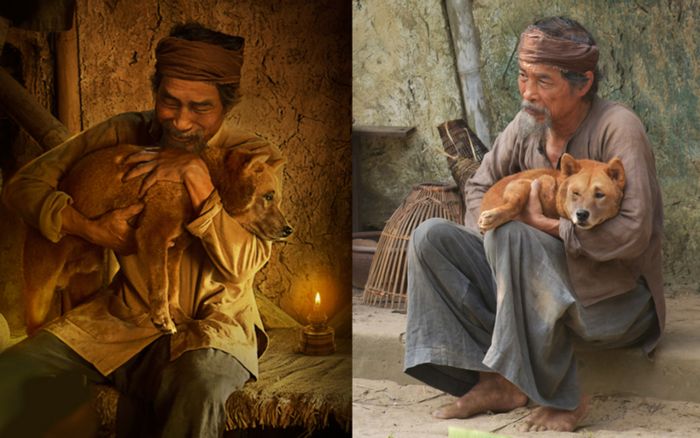 Hình ảnh minh họa chân dung Lão Hạc (Nguồn: Tổng hợp)