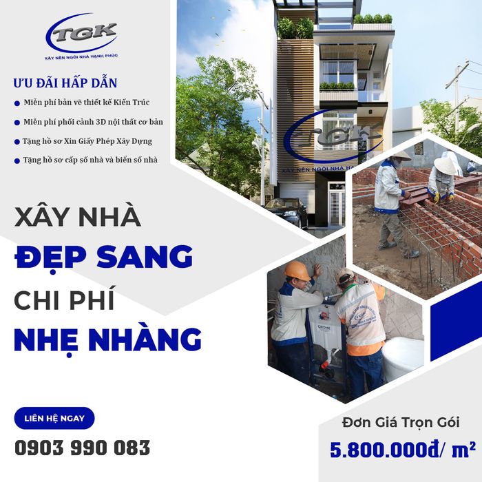 Tuấn Gia Khang - Hình ảnh 1: Công trình thiết kế và thi công đạt chuẩn chất lượng