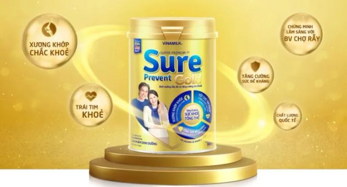 Sữa bột Vinamilk Sure Prevent ảnh 1