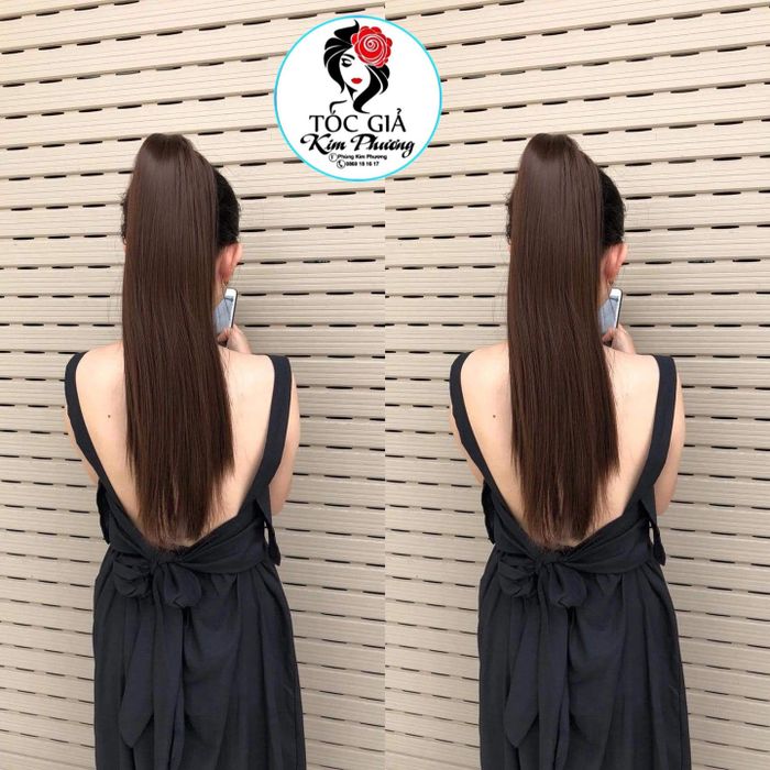 Khách hàng diện tóc giả Kim Phương tự tin tỏa sáng - Ảnh 1