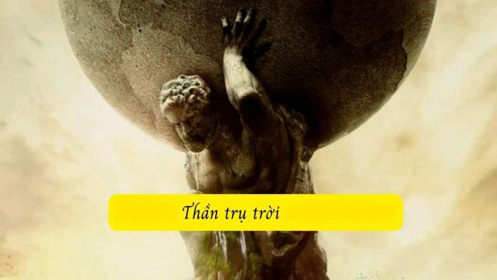 Hình ảnh minh họa nghệ thuật về Thần Trụ Trời (Nguồn: Internet)