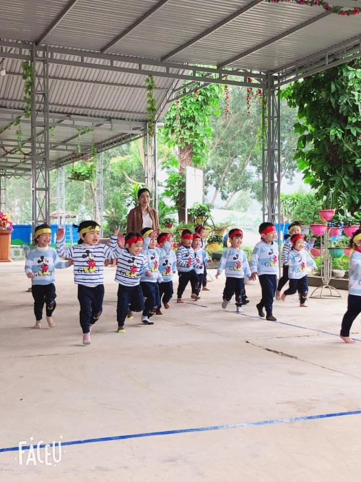 Không gian học tập hiện đại và tràn đầy ánh sáng tại Trường Mầm non Xuân Trạch