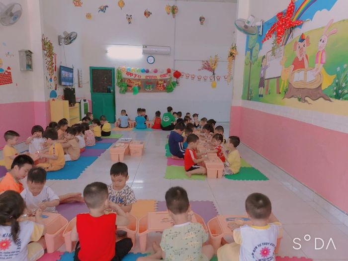 Hoạt động vui chơi ngoài trời tại Mầm non Kids House
