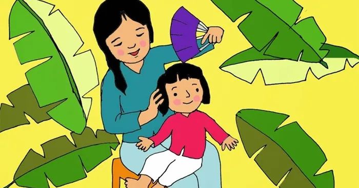 Khoảnh khắc thiêng liêng mẹ dắt tay con đến trường ngày đầu tiên (Nguồn ảnh: internet)
