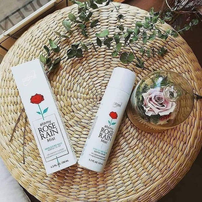 Hình ảnh xịt khoáng hoa hồng Atomy Rose Rain Mist chính hãng