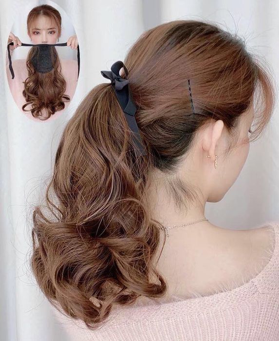 Khách hàng diện tóc giả Sakura tự nhiên - Ảnh 2