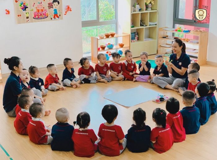 Không gian học tập hiện đại tại Trường Mầm Non Việt - Sing