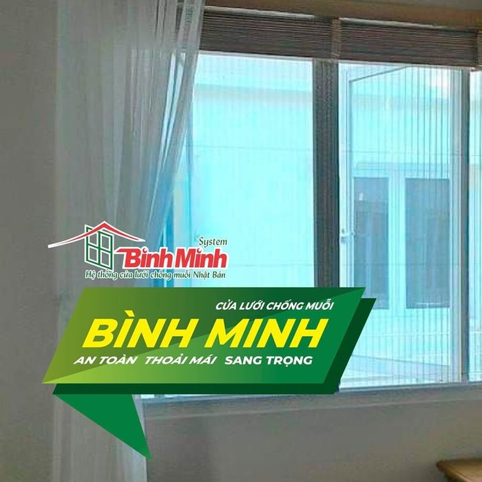 Hình ảnh công trình lắp đặt cửa lưới chống muỗi Bình Minh tại nhà khách hàng