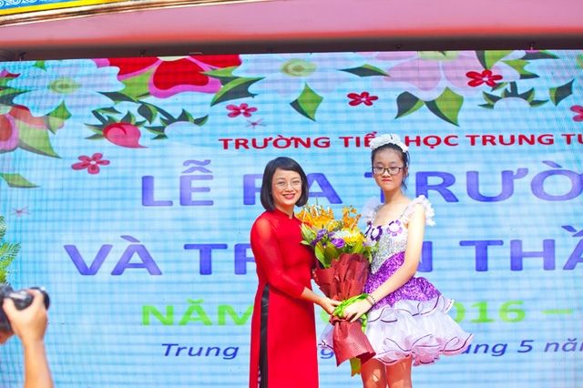 Hình ảnh minh họa bài phát biểu tri ân của học sinh lớp 5A