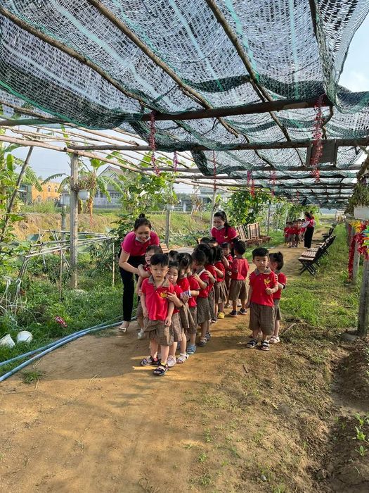 Hình ảnh hoạt động vui chơi tại Mầm Non Tương Lai