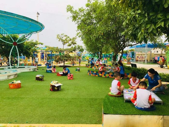 Không gian học tập hiện đại tại Trường Mầm Non Thanh Trạch
