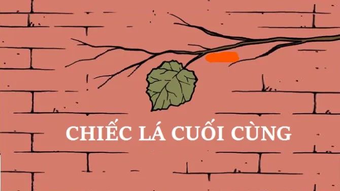 Hình ảnh minh họa: Khoảnh khắc Giôn-xi nhìn chiếc lá cuối cùng (Nguồn: internet)