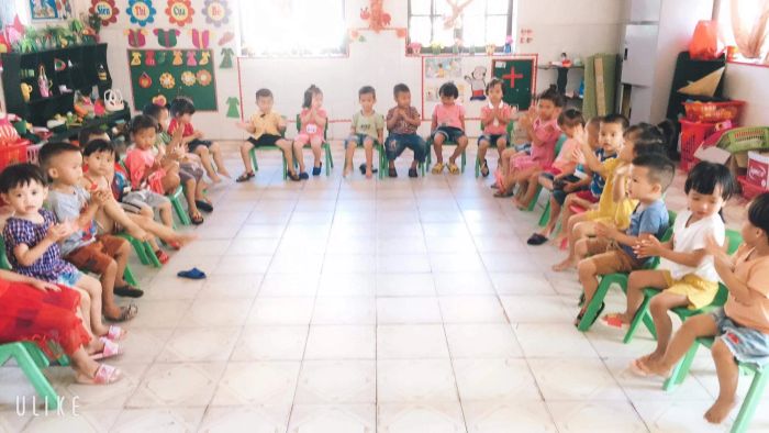 Khu vui chơi sáng tạo dành cho các bé tại Trường Mầm non Phúc Trạch